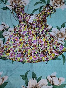 Shein sweetheart neck Puff Sleeve mini dress