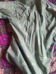 Stylish Green Patterned Shirt m size best shir
