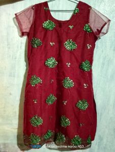 Embellished Red Kurti For Women ❤️