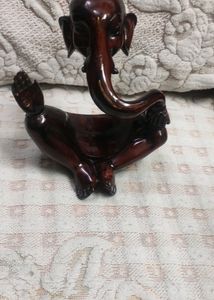 Brown Hawa Ganesh Resin Idols