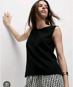 coldwater creek Black Sleeveless Top