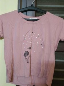Cute Pink Graphic Tee