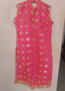 2 Silk And Zari  Kurti V Pretty Colour