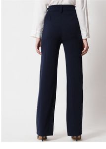 Navy Blue Formal Straight Trouser