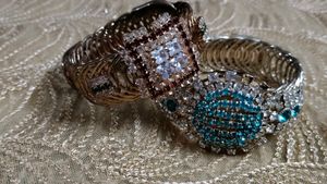 Sparkling Cuff Bracelets set 2