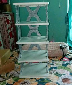 Shoe Rack 5 Layer Foldable😲
