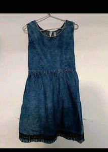Denim One Piece/ Frock