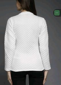 White Quilted Jacket