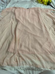 Elegant Peach Kaftan Set