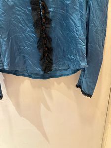 Beautiful Lace Trim Blouse