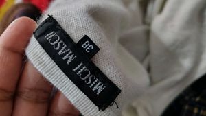 cardigan with white pearl look