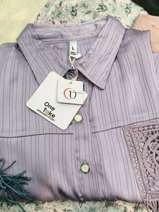 Chic Black Fringe Shirt