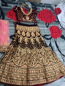 Bridal Lehenga Choli Dupatta set