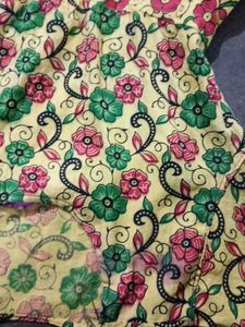 Vintage Print Maxi Skirt