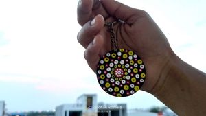 Key Chain With Paper Weight