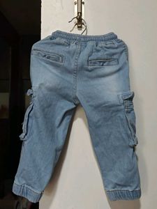Cute Denim Cargo Pants