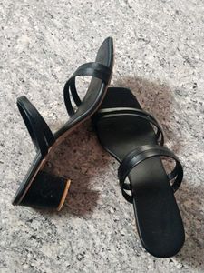 Black Strappy Sandals
