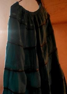 Tiered Blue Skirt
