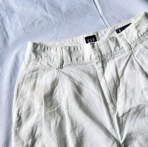 GAP Wide Leg Pants (White)