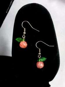 Handmade Orange Earrings
