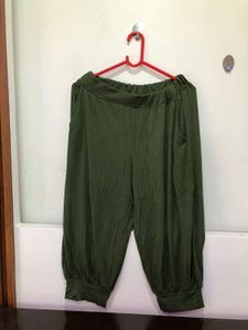 Green Capri Pants