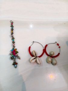 Mangtika, earrings