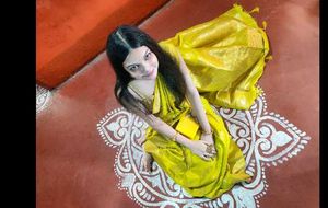 Elegant Yellow Saree