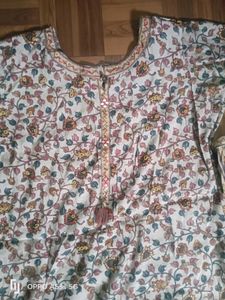 Floral Print Kurti - XL