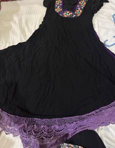 Boho Black Dress