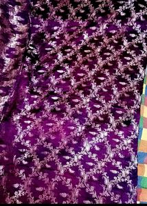Banarsi Silk Dupatta With Original Silver Work