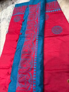 Ethnic Red Saree