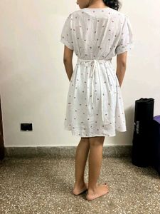 Floral Ditsy Off White Dress