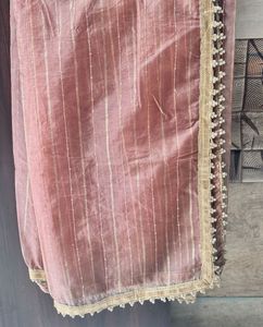 Party Wear Peach Dupatta