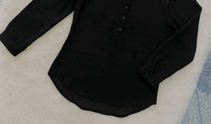Stanzioni Black Embellished Blouse