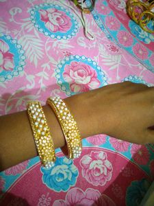 Golden Colour Bangles.