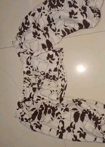 Floral Crop Top with Long Sleeves