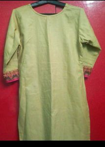 Sandle Color Kurta Set