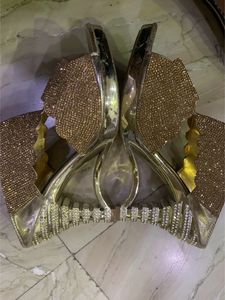 Golden Partywear Heels