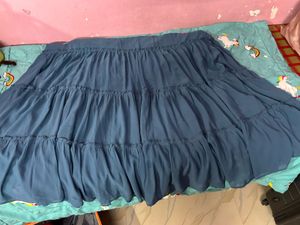 Blue Tiered Maxi Dress