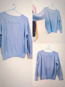 Light Blue Knit Sweater