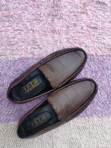 Brown Leather Loafers