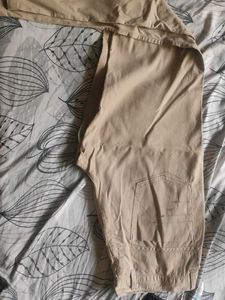 Khaki Vintage Casual Pants
