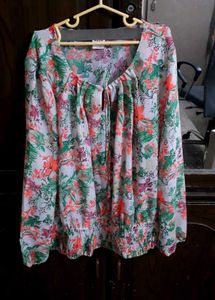 Floral Print Blouse