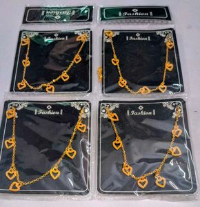 Gold Heart Charm Necklace trending attractive 1pic