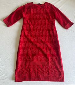 Chiffon Chikankari Kurti