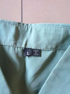 Mint Green Blouse