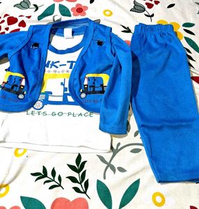 Boy&#39;s 3-Piece Blue Outfit