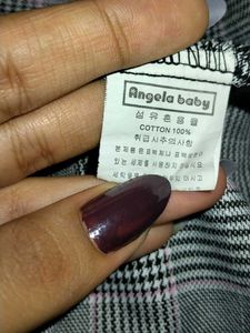 Grey Colour Flare Top For Teenage Girls