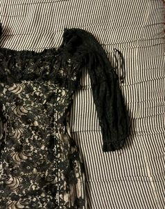 Black Lace Mini Dress