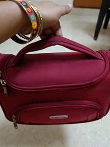 Lotus Maroon Travel Case